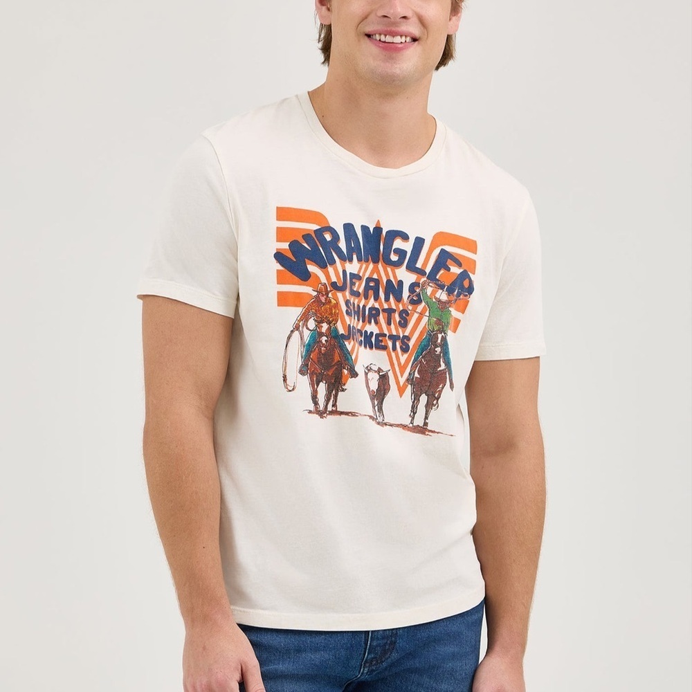 Wrangler x Whataburger Graphic T-Shirt NWT Limited Edition Cowboy Western Sz L